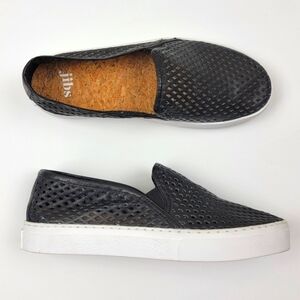 Jibs Classic Leather Perforated Slip On Shoes 7